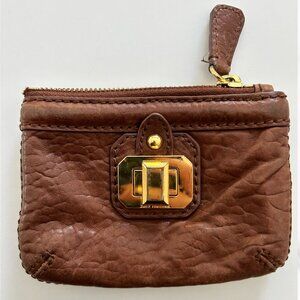 Juicy Couture Brown Leather Coin Purse